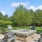 a fountain in a park